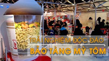 Trải nghiệm có một không hai với bảo tàng Mỳ Tôm ở Nhật Bản