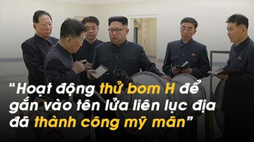 Triều Tiên tung video tuyên bố thử hạt nhân lần thứ 6 'thành công mỹ mãn'