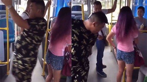Độc chiêu chống sàm sỡ trên xe buýt của cô gái gây sốt