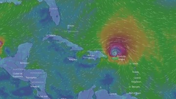 Siêu bão irma đổ bộ vào vùng biển Caribe