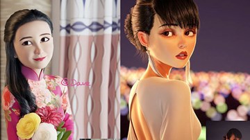 Cô gái biến hình ảnh người thật thành nhân vật Pixar