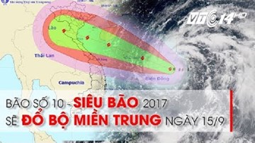 Họp khẩn ứng phó bão số 10 mạnh nhất từ đầu mùa đến nay