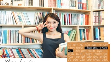 Nữ MC 19 tuổi tiết lộ về công việc ở VTV