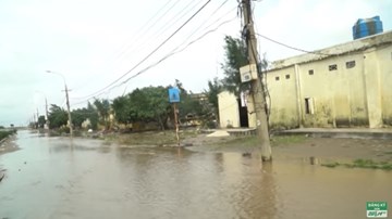 Nam Định: Nước biển dâng cao đột ngột, nhiều vùng ngập nặng