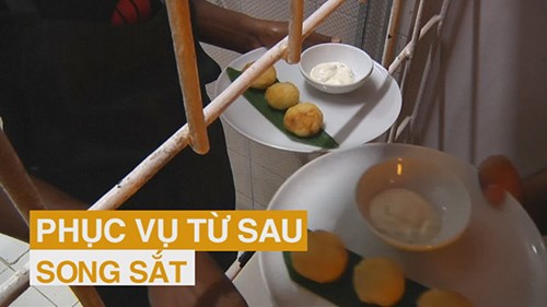 Nhà hàng tù nhân độc đáo với các 'chị đại giang hồ' phục vụ từ sau song sắt