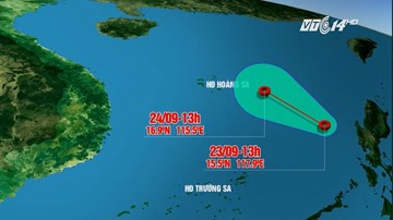 Lại xuất hiện áp thấp nhiệt đới trên Biển Đông