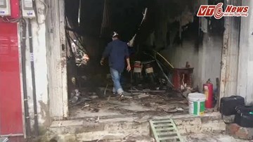 Hiện trường vụ cháy cửa hàng sơn ở TP.HCM khiến 3 người thương vong