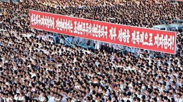 Biển người đổ về Bình Nhưỡng phản đối ông Trump