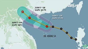 Áp thấp nhiệt đới vào ven biển Bắc Bộ gây mưa lớn