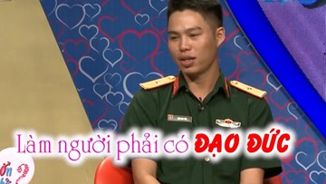Tiêu chí chọn bạn gái của chàng quân nhân khiến hai MC khó hiểu