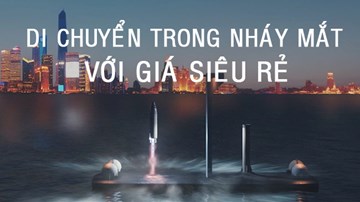Di chuyển bằng tên lửa với giá vé máy bay, đến mọi nơi xa xôi trong 30 phút