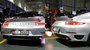 "Rửa tai" với màn Porsche 911 Turbo S nẹt pô "khạc lửa"