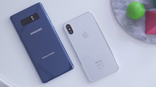 So sánh thông số iPhone X và Galaxy Note 8