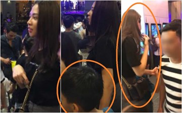 Lộ clip Đàm Thu Trang cùng con trai Cường Đô la đi chơi Trung thu