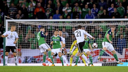 Đức thắng trận thứ 9 liên tiếp ở vòng loại World Cup 2018