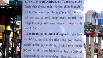 Quán cơm 1000 đồng/suất gần bến xe Mỹ Đình