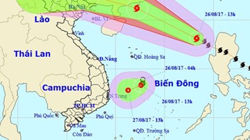 Áp thấp nhiệt đới di chuyển nhanh, miền Trung mưa to