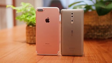 Nokia 8 có đọ được với iPhone 7 Plus?