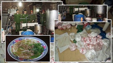 Ớn lạnh bánh phở có chứa chất ướp.. xác