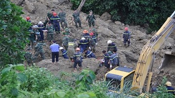 Hòa Bình: tiếp tục nổ mìn phá đá, tìm thấy một phần thi thể nạn nhân