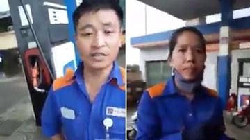 Quát nạt nhân viên vì trả về 0 đồng trước khi đổ 500.000 xăng là gian lận?