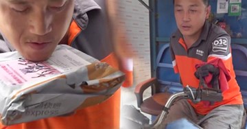 Khâm phục người cha cụt cả 2 tay vẫn cố gắng kiếm tiền nuôi con gái ăn học