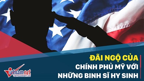 Đãi ngộ của chính phủ Mỹ cho những binh sĩ hy sinh