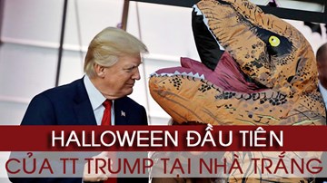 TT Trump 'quẩy' hết mình trong lễ Halloween đầu tiên tại Nhà Trắng