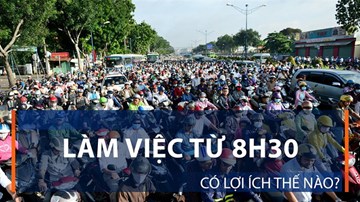 Làm việc từ 8h30 được lợi thế nào?