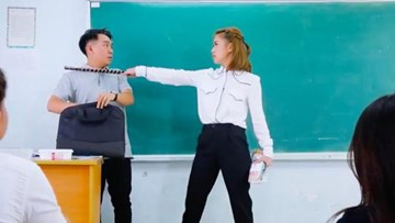 Phở Đặc Biệt và Ngọc Thảo ra vlog mới: Hóa thân thành thầy cô 'bá đạo'
