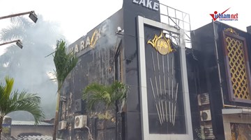 Hà Nội: Cháy lớn tại quán Karaoke gần khu đô thị Linh Đàm