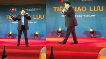 Chủ tịch FPT Trương Gia Bình hát 'Anh còn nợ em' gây sốt mạng xã hội