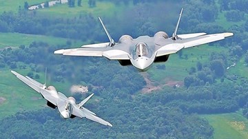 Uy lực kinh người của siêu tiêm kích tàng hình Sukhoi Su-57 của Nga