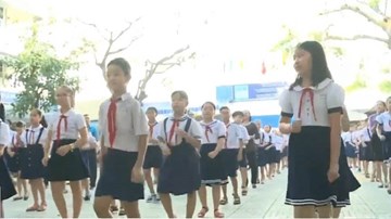 Bài nhảy Chachacha rộn ràng nơi trường học