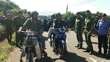 Thực nghiệm điều tra vụ giết người vì bị ép xe trên đường