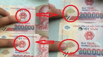 Cách phân biệt tiền giả, tiền thật
