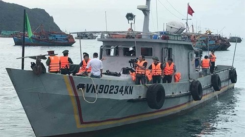 Sóng to gió lớn, cây xanh đổ gãy, nước tràn vào đảo Trường Sa vì bão số 16
