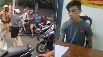 Nha Trang: Tạm giam đối tượng hành hung cảnh sát giao thông