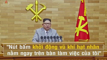 Vừa bước sang năm mới, ông Kim Jong Un đã 'đe dọa' TT Trump