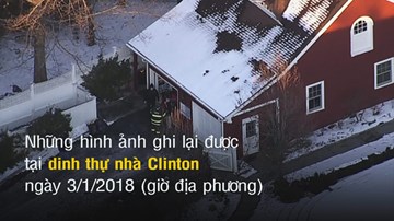 'Bà hỏa' ghé thăm dinh thự của vợ chồng cựu TT Clinton