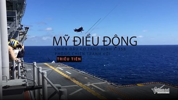 Mỹ điều thêm siêu máy bay tàng hình phòng chiến tranh với Triều Tiên