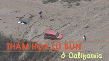 Lũ bùn càn quét California như trong phim thảm họa