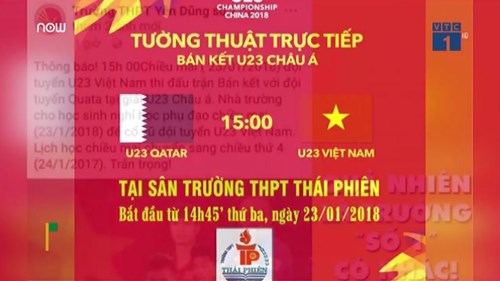 Nhiều nơi cho học sinh nghỉ học, nhân viên nghỉ làm để cổ vũ U23 Việt Nam