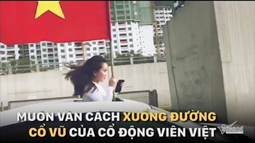 Ô tô, xe máy phất cờ xuống phố 