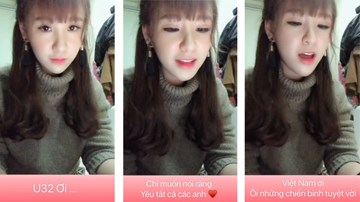 Yến Tatoo chế 'Người lạ ơi!' gửi tặng các cầu thủ U23 Việt Nam