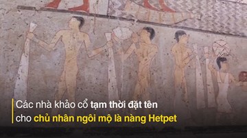 Tìm thấy mộ cổ hơn 4000 năm tuổi của 'công chúa Ai Cập'