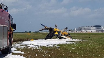 Tai nạn máy bay tại Triển lãm hàng không quốc tế ở Singapore