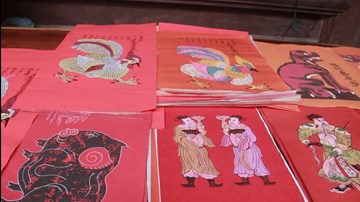 Tận mắt xem dòng tranh thất truyền cách đây 100 năm