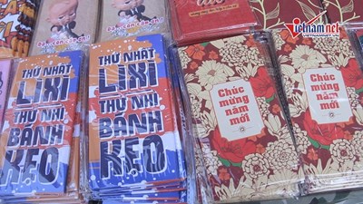 Bao lì xì độc lạ tết Mậu Tuất: hàng Việt ăn đứt hàng Tàu