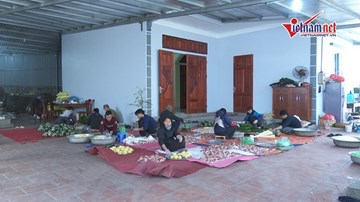 Đột nhập thủ phủ bánh chưng miền Bắc ngày giáp Tết